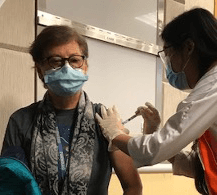 Dr. Alma Martinez COVID-19 vaccination